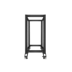 Stojak Open Rack Lanberg 22U 600x1000 czarny | PartsPC.pl
