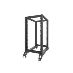 Stojak Open Rack Lanberg 22U 600x1000 czarny | PartsPC.pl