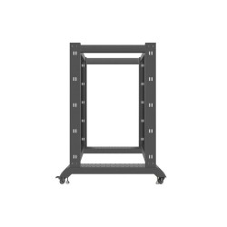 Stojak Open Rack Lanberg 22U 600x1000 czarny | PartsPC.pl