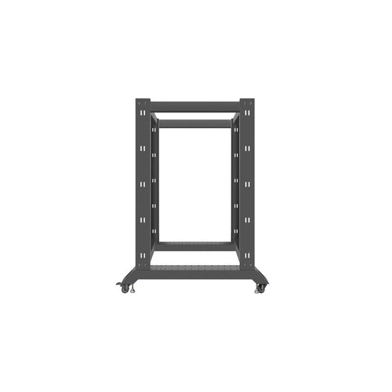 Stojak Open Rack Lanberg 22U 600x1000 czarny | PartsPC.pl