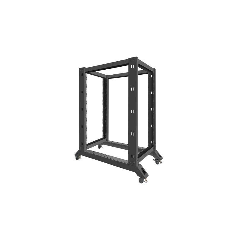Stojak Open Rack Lanberg 22U 600x1000 czarny | PartsPC.pl