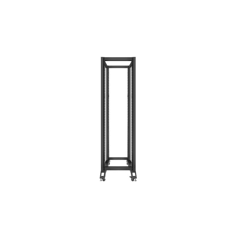 Stojak Open Rack Lanberg 42U 600x1000 czarny | PartsPC.pl
