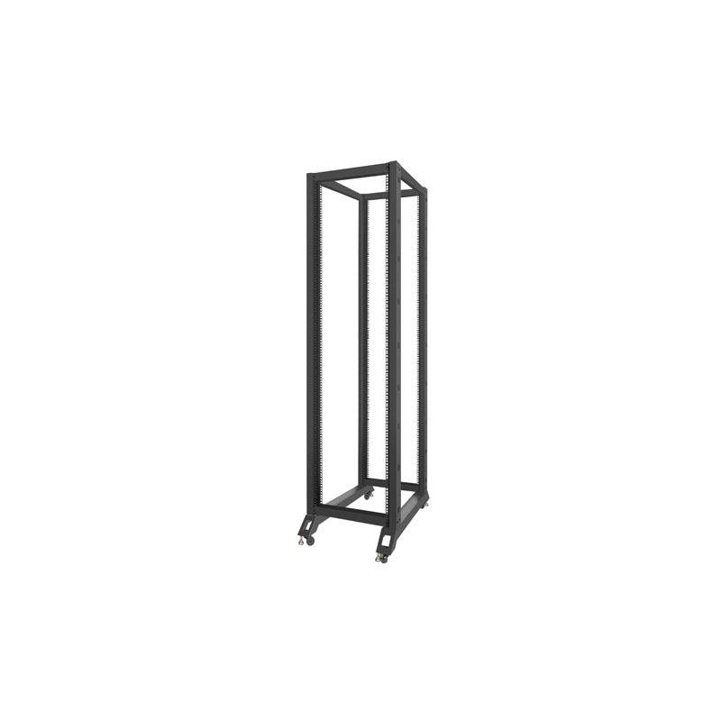 Stojak Open Rack Lanberg 42U 600x1000 czarny | PartsPC.pl