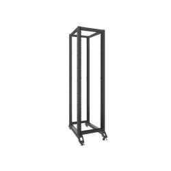 Stojak Open Rack Lanberg 42U 600x1000 czarny | PartsPC.pl