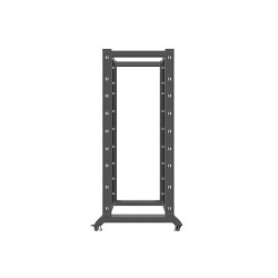 Stojak Open Rack Lanberg 42U 600x1000 czarny | PartsPC.pl