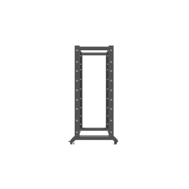 Stojak Open Rack Lanberg 42U 600x1000 czarny | PartsPC.pl