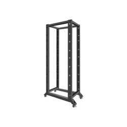 Stojak Open Rack Lanberg 42U 600x1000 czarny | PartsPC.pl