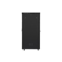 Szafa instalacyjna Rack stojąca 19" 42U 800x1200 czarna drzwi perforowane