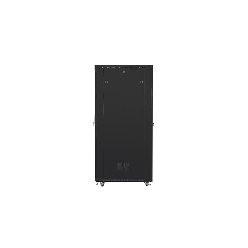 Szafa instalacyjna Rack stojąca 19" 42U 800x1200 czarna drzwi perforowane
