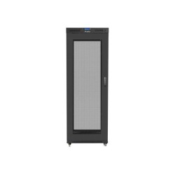 Szafa instalacyjna Rack stojąca 19" 27U 800x1200 Drzwi Perforowane czarna