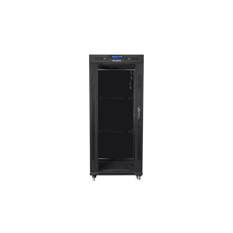 Szafa instalacyjna Rack stojąca 19" 27U 800x1200 Drzwi Szkla… | PartsPC.pl