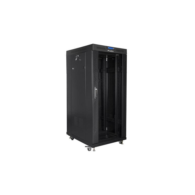 Szafa instalacyjna Rack stojąca 19" 27U 800x1200 Drzwi Szkla… | PartsPC.pl