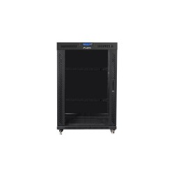 Szafa instalacyjna Rack stojąca 19" 22U 800x1000 czarna drzw… | PartsPC.pl