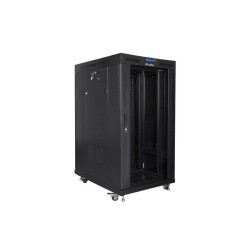 Szafa instalacyjna Rack stojąca 19" 22U 800x1000 czarna drzw… | PartsPC.pl
