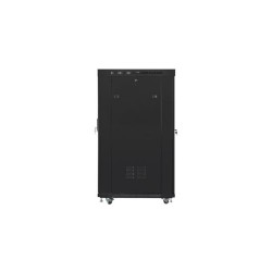 Szafa instalacyjna Rack stojąca 19" 22U 800x1000 czarna drzw… | PartsPC.pl