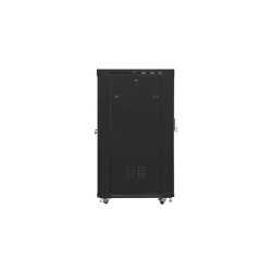 Szafa instalacyjna Rack stojąca 19" 22U 800x1000 czarna drzw… | PartsPC.pl