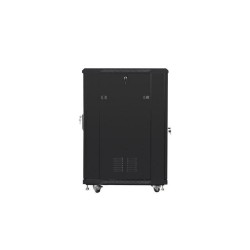 Szafa instalacyjna Rack stojąca 19" 22U 800x800 czarna drzwi… | PartsPC.pl