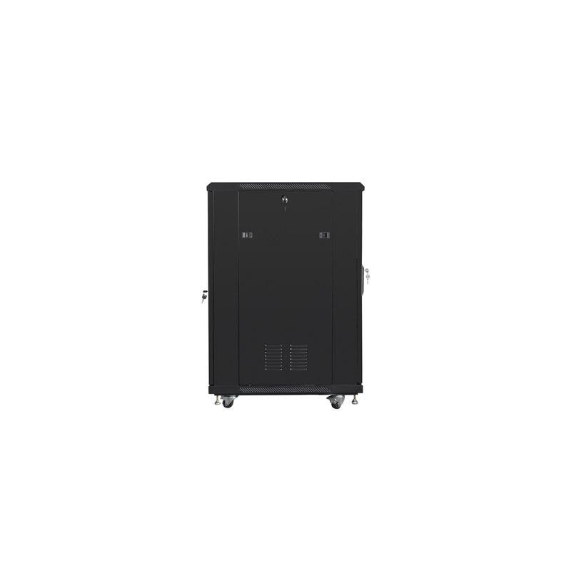Szafa instalacyjna Rack stojąca 19" 22U 800x800 czarna drzwi… | PartsPC.pl