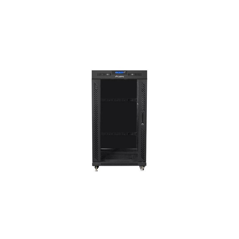 Szafa instalacyjna Rack stojąca 19" 22U 600x800 czarna... | PartsPC.pl