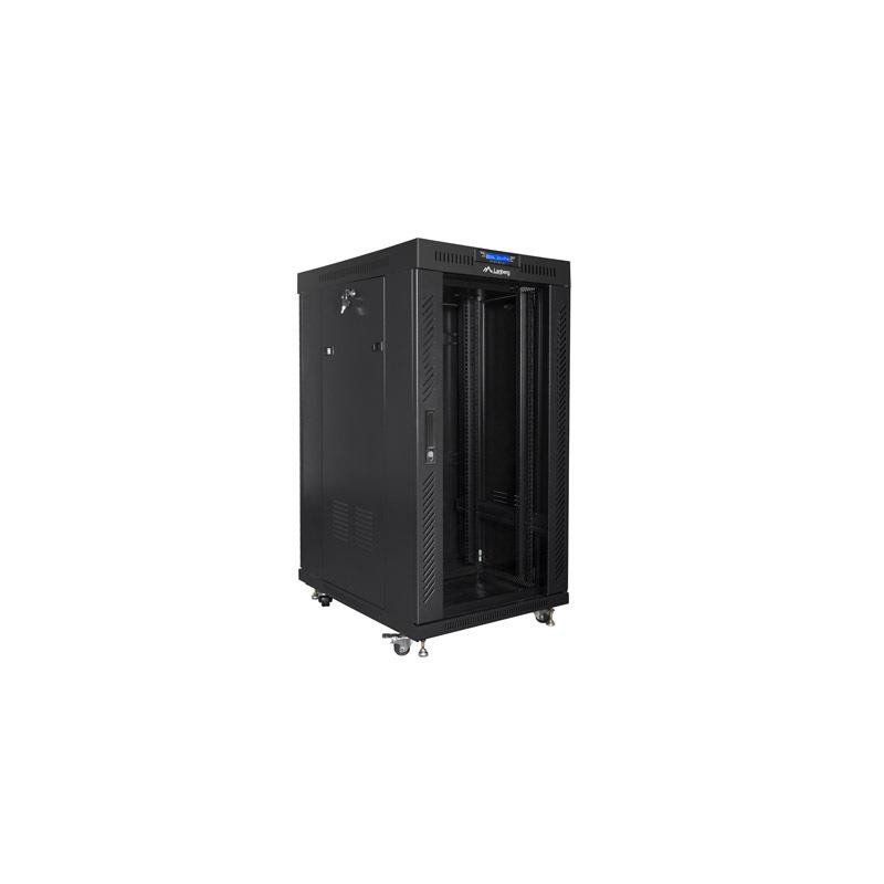 Szafa instalacyjna Rack stojąca 19" 22U 600x800 czarna... | PartsPC.pl