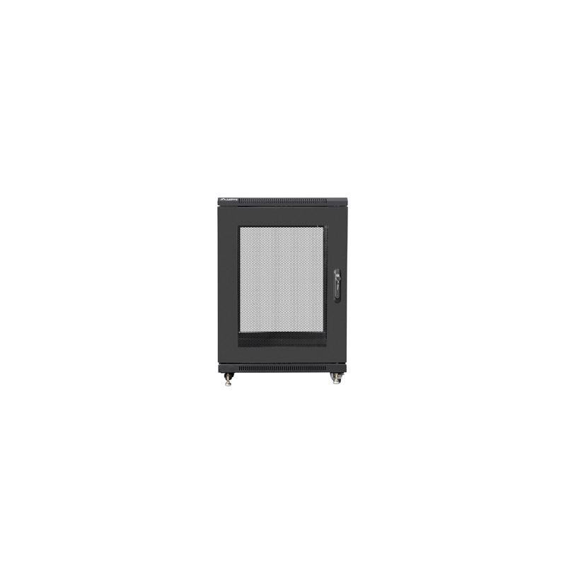 Szafa instalacyjna Rack stojąca 19" 15U 600x800 czarna drzwi… | PartsPC.pl