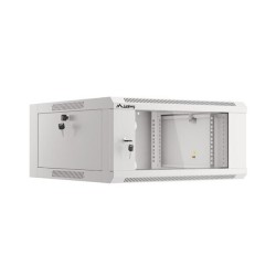 Szafa instalacyjna Lanberg rack wisząca 19" 4U 600 drzwi szklane szara