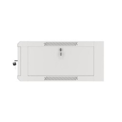 Szafa instalacyjna Lanberg rack wisząca 19" 4U 600 drzwi szklane szara