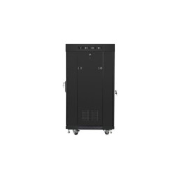 Szafa instalacyjna Rack stojąca 19" 22U 600x600 czarna drzwi… | PartsPC.pl