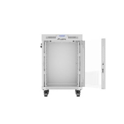 Szafa instalacyjna Rack stojąca 19" 15U 600x600 szara drzwi … | PartsPC.pl