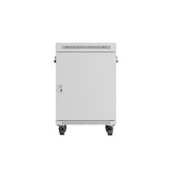 Szafa instalacyjna Rack stojąca 19" 15U 600x600 szara drzwi … | PartsPC.pl