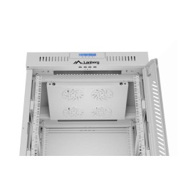 Szafa instalacyjna Rack stojąca 19" 15U 600x600 szara drzwi … | PartsPC.pl