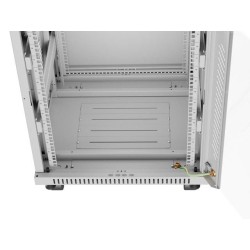 Szafa instalacyjna Rack stojąca 19" 15U 600x600 szara drzwi … | PartsPC.pl