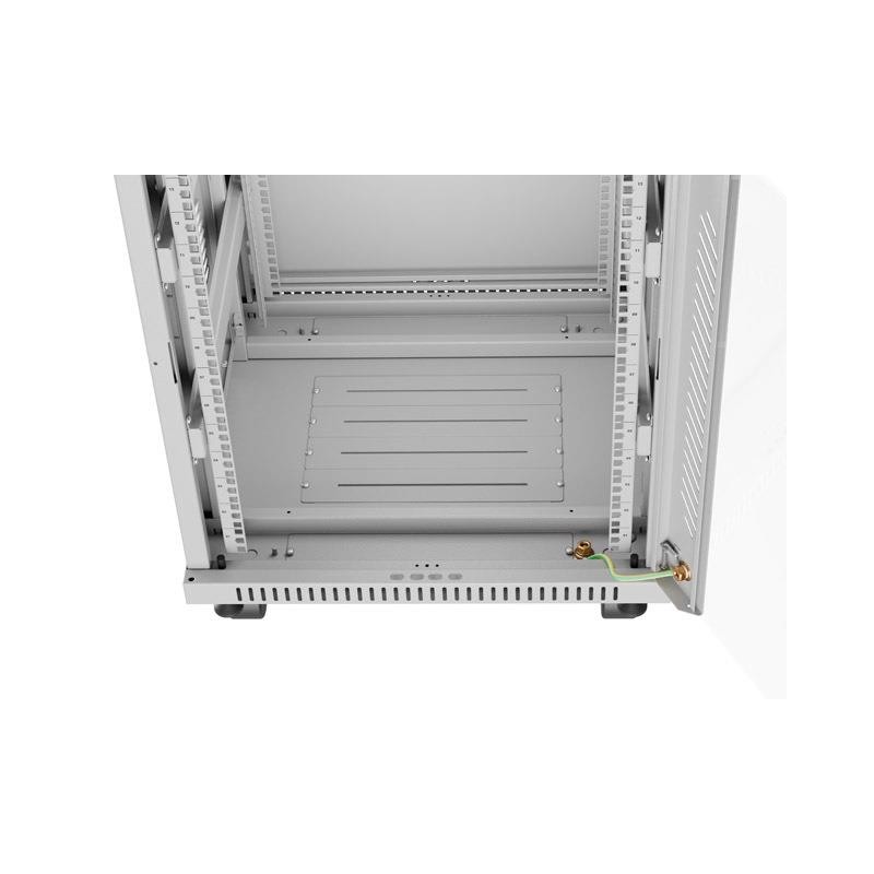 Szafa instalacyjna Rack stojąca 19" 15U 600x600 szara drzwi … | PartsPC.pl