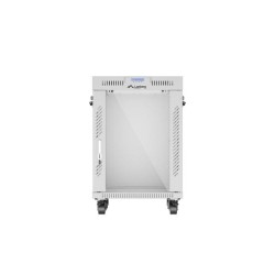 Szafa instalacyjna Rack stojąca 19" 15U 600x600 szara drzwi … | PartsPC.pl