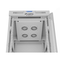 Szafa instalacyjna Rack stojąca 19" 22U 600x800 szara drzwi … | PartsPC.pl