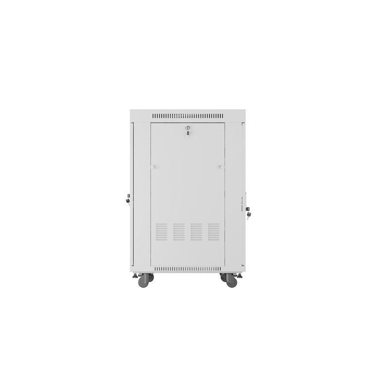 Szafa instalacyjna Rack stojąca 19" 22U 600x800 szara drzwi … | PartsPC.pl
