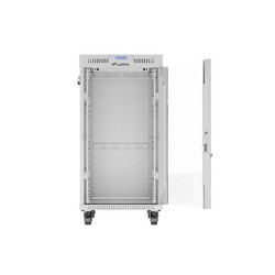 Szafa instalacyjna Rack stojąca 19" 22U 600x800 szara drzwi … | PartsPC.pl