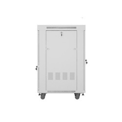 Szafa instalacyjna Rack stojąca 19" 22U 600x800 szara drzwi … | PartsPC.pl