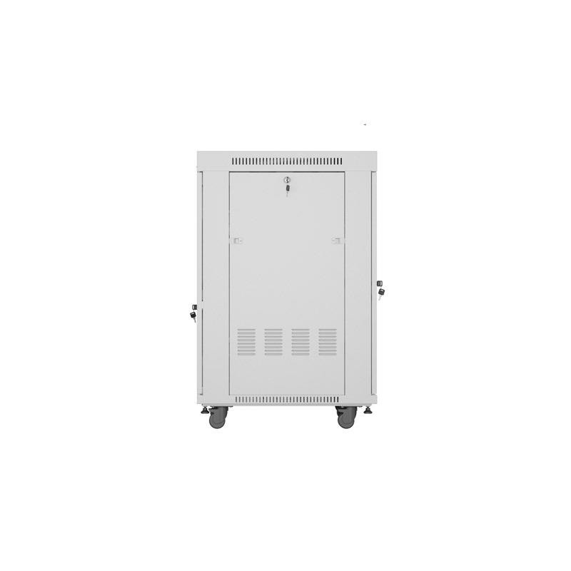 Szafa instalacyjna Rack stojąca 19" 22U 600x800 szara drzwi … | PartsPC.pl