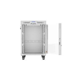 Szafa instalacyjna Rack stojąca 19" 15U 600x800 szara drzwi … | PartsPC.pl