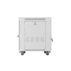 Szafa instalacyjna Rack stojąca 19" 15U 600x800 szara drzwi … | PartsPC.pl