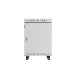 Szafa instalacyjna Rack stojąca 19" 15U 600x800 szara drzwi … | PartsPC.pl