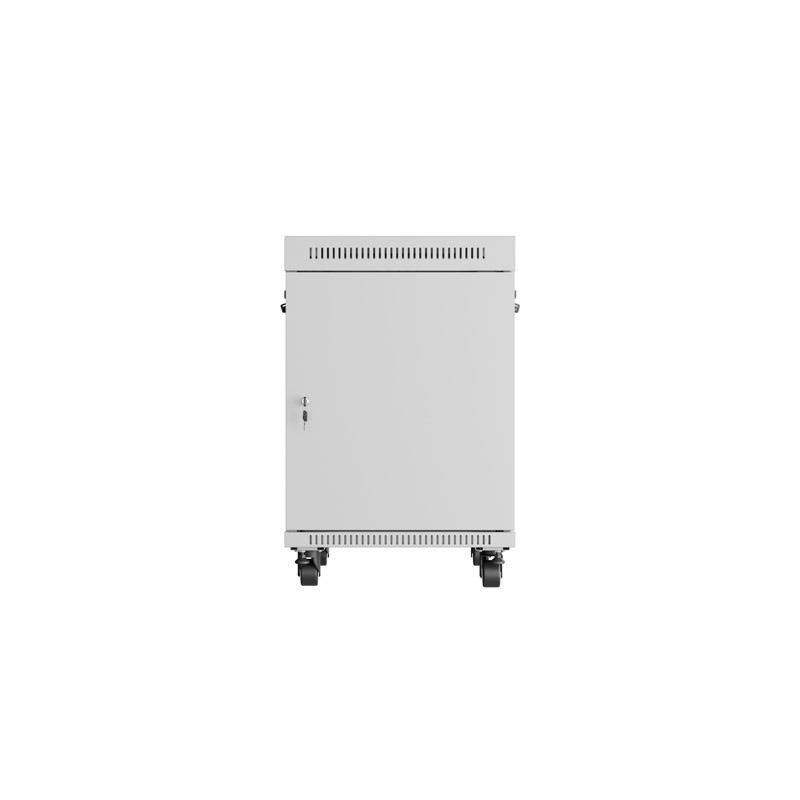 Szafa instalacyjna Rack stojąca 19" 15U 600x800 szara drzwi … | PartsPC.pl