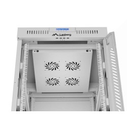 Szafa instalacyjna Rack stojąca 19" 15U 600x800 szara drzwi … | PartsPC.pl