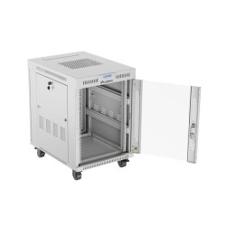 Szafa instalacyjna Rack stojąca 19" 15U 600x800 szara drzwi … | PartsPC.pl