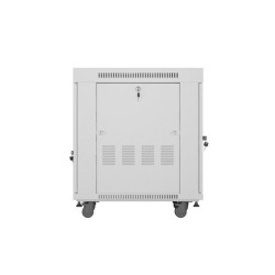 Szafa instalacyjna Rack stojąca 19" 15U 600x800 szara drzwi … | PartsPC.pl