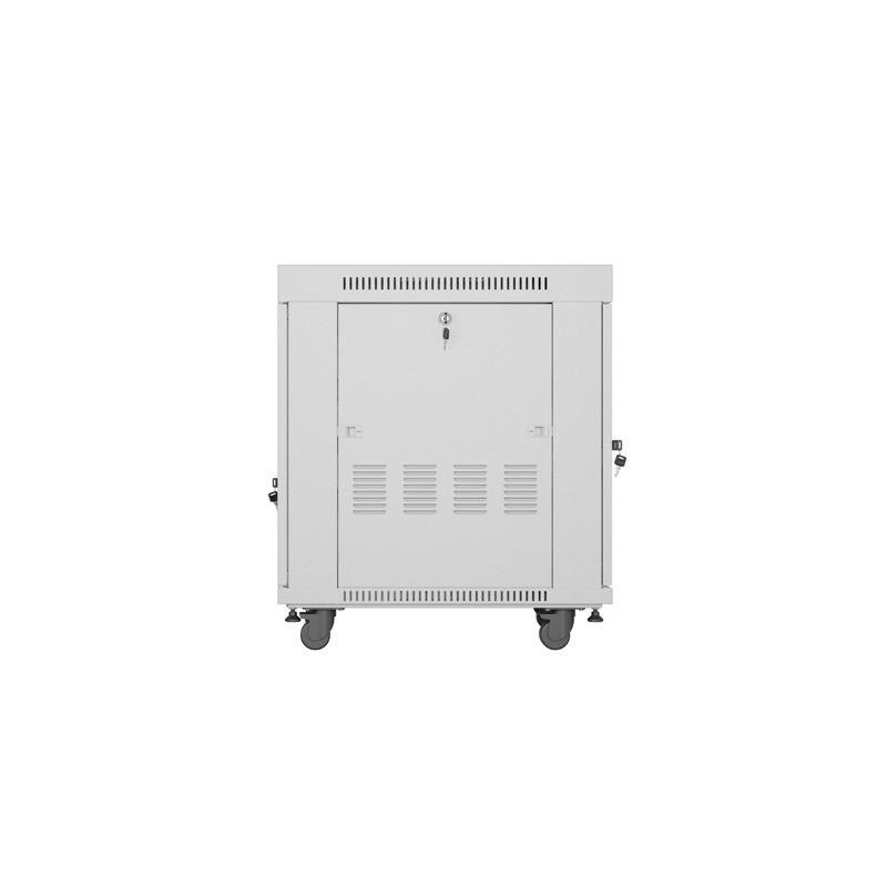 Szafa instalacyjna Rack stojąca 19" 15U 600x800 szara drzwi … | PartsPC.pl
