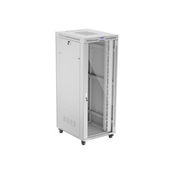 Szafa instalacyjna Rack stojąca 19" 42U 800x1000 szara drzwi… | PartsPC.pl
