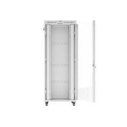 Szafa instalacyjna Rack stojąca 19" 42U 800x1000 szara drzwi… | PartsPC.pl