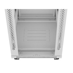 Szafa instalacyjna Rack stojąca 19" 42U 600x800 szara drzwi … | PartsPC.pl